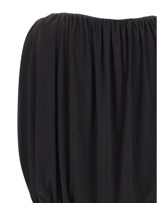 Vince Black Balloon-Silhouette Blouse
