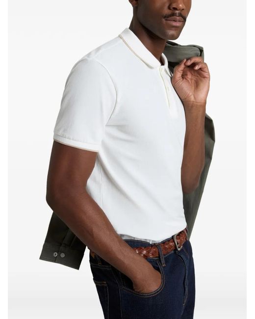 Woolrich White Monterey Cotton Polo Shirt for men