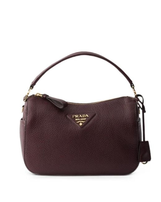 Prada Purple Small Leather Bag