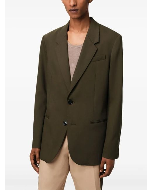 AMI Green Semi-Lined Blazer for men