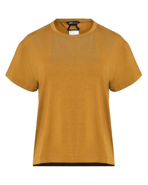 UMA | Raquel Davidowicz Yellow Short-sleeve Cotton T-shirt