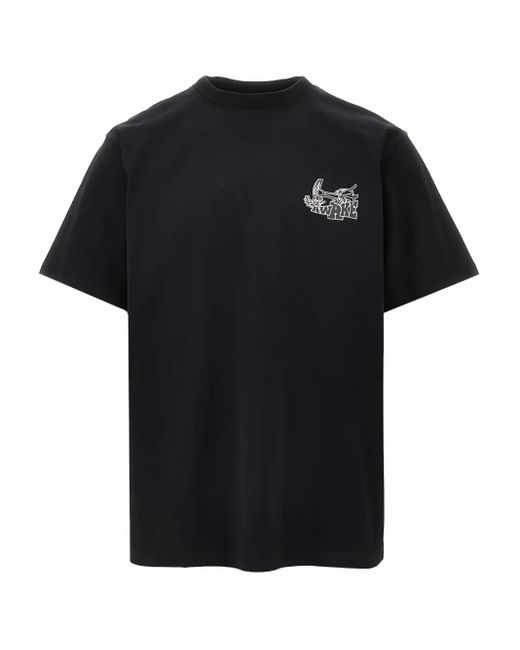 メンズ AWAKE NY コットン Tシャツ Black