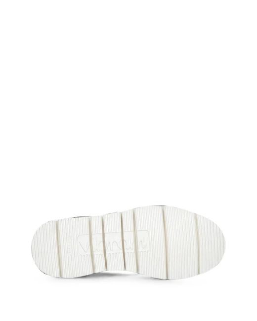 Fracap White Magnifico Lace-Up Leather Sneakers