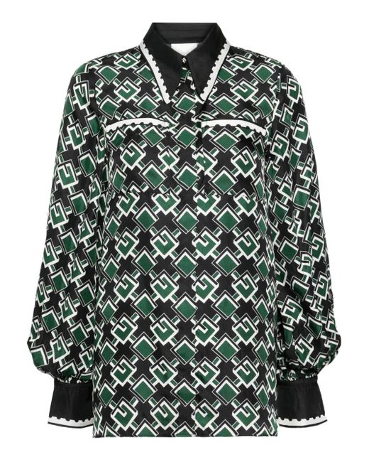 Camilla Green Pockets My Porto Pen Pal Bluse