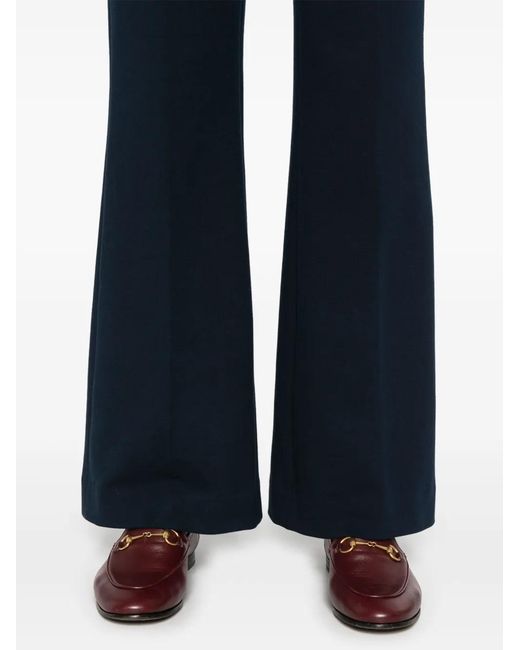 Circolo 1901 Blue Jersey Flared Trousers