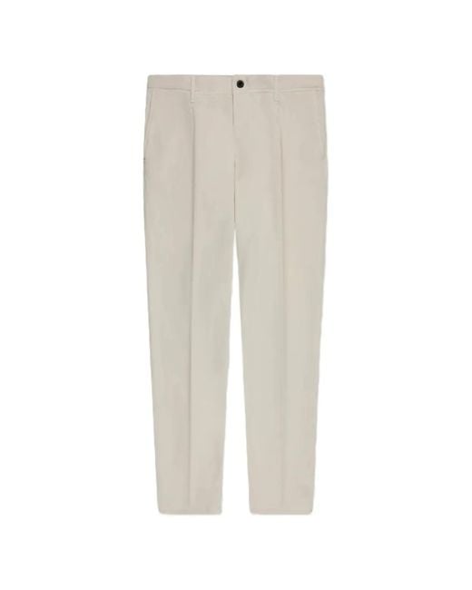 Incotex White Pantalon À Design Plissé for men