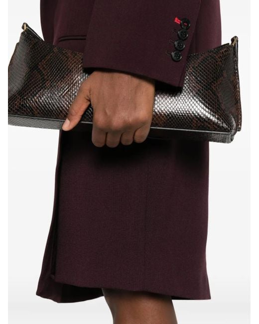 Victoria Beckham テーラード ラップスカート Purple