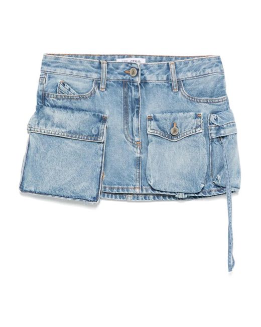 The Attico Blue Fay Minirock