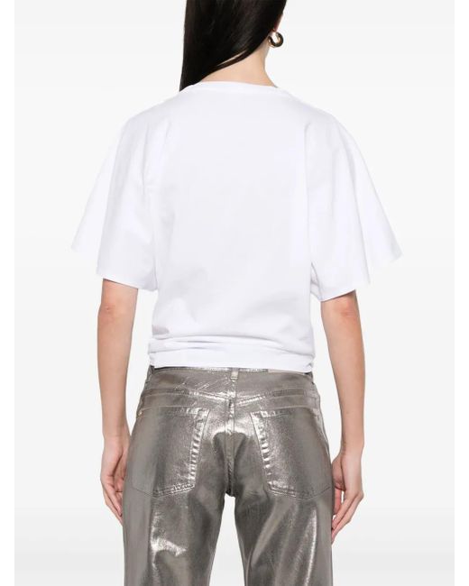 Stella McCartney White Pineapple Cotton T-Shirt