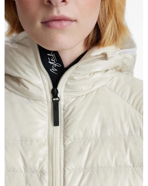 Aztech Mountain White Hooded Lightweight Down Jacket