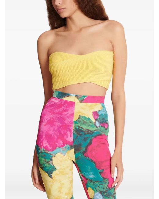 Balmain Top Met Ritssluiting in het Yellow