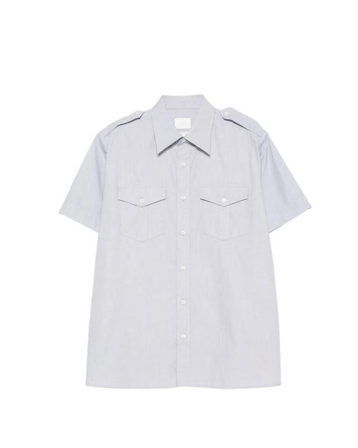 A.P.C. White Miles Pocket Shirt for men