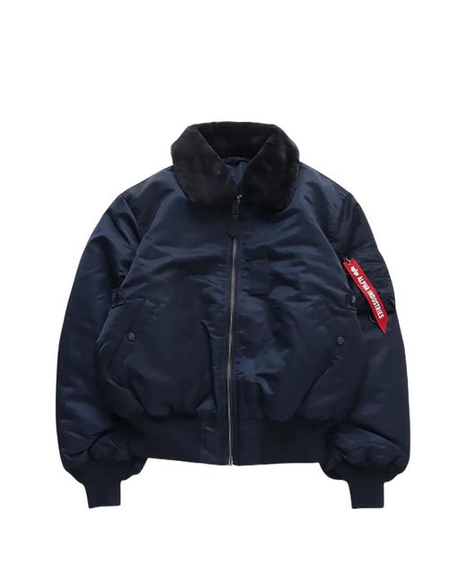 Mastermind Japan Blue X Alpha Industries B-15 Bomber Jacket for men