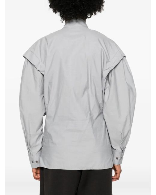 Lemaire Ascot パフスリーブ トップ Gray