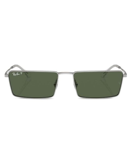 Ray-Ban Green Emy Bio-based Rectangle-frame Sunglasses