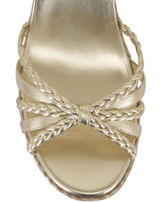 Jimmy Choo Natural Dree Braided Platform Espadrilles