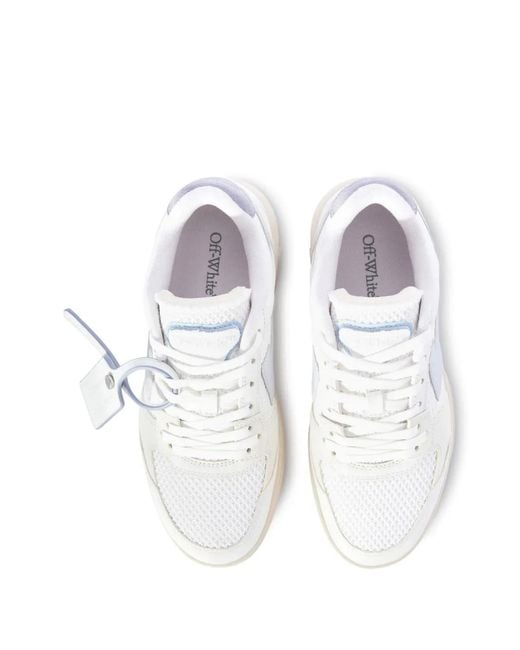 Off-White c/o Virgil Abloh White Slim Out Of Office Leather Sneakers