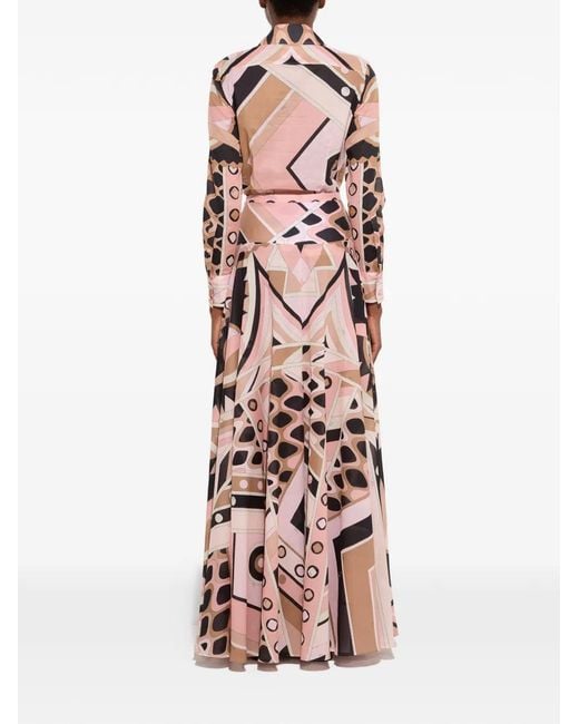 Emilio Pucci Pink Cotton Muslin Shirt