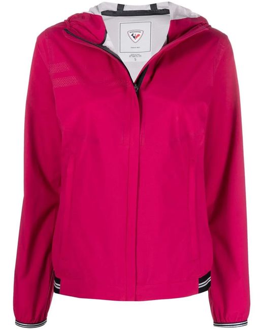 Rossignol Pink Hooded Zip-Up Jacket