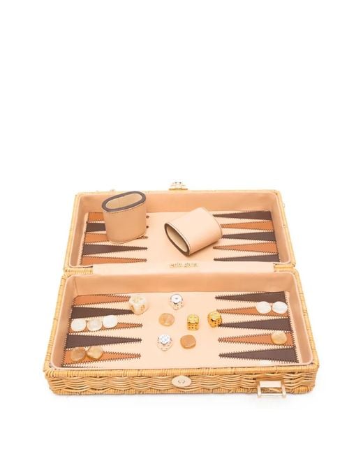 Borsa The Backgammon di Cult Gaia in Natural