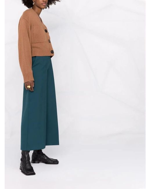 Proenza Schouler Brown Eco Cashmere Cardigan Saddle