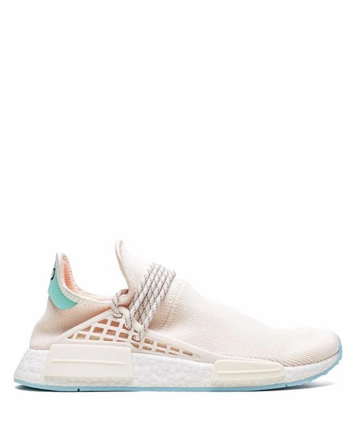 Adidas White X N.E.R.D. Nmd Human Race "20Th Anniversary" Sneakers
