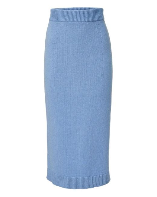 Gonna A Matita di Carolina Herrera in Blue