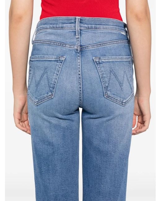 Jean The Kick It À Coupe Droite Mother en coloris Blue