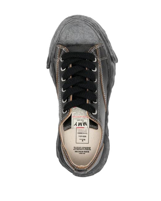 Maison Mihara Yasuhiro Black Peterson 23 Original Sole Chunky Sneakers
