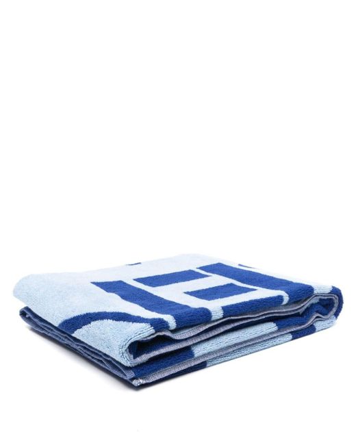 KENZO Blue Paris Cotton Beach Towel (90cm X 160cm)