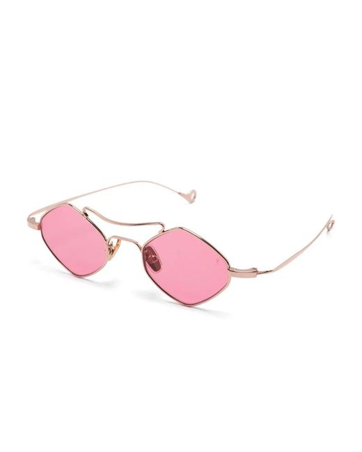 Eyepetizer Pink Geometric-Frame Sunglasses