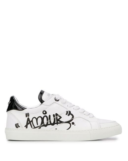 Zadig & Voltaire Zv1747 Amour Low-top Sneakers in White | Lyst