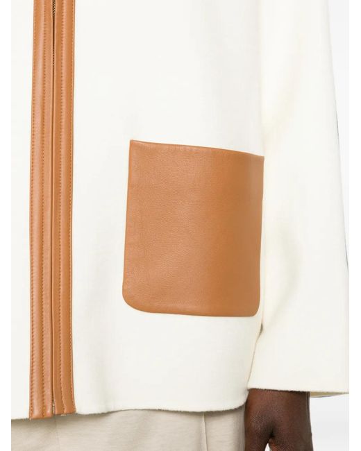 Max Mara White Veste À Capuche