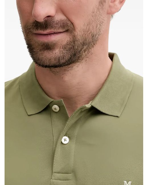 Marc O' Polo Green Short-Sleeve Polo Shirt for men