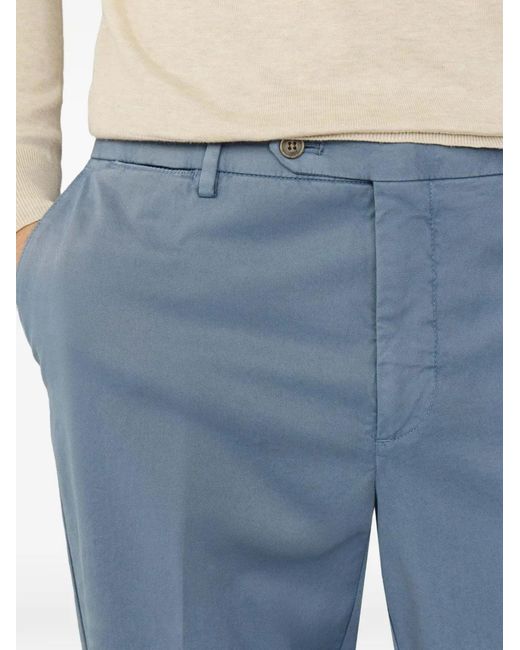 Hackett Blue Sanderson Stretch-Cotton Chinos for men