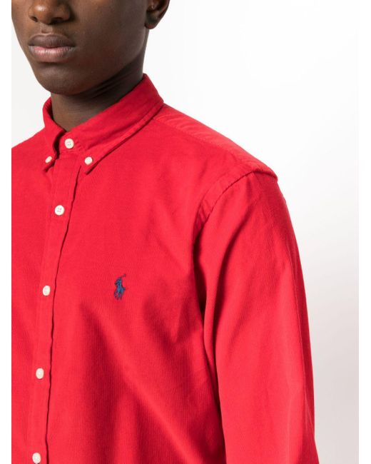 Polo Ralph Lauren Shirt With Logo in Red for Men | Lyst Australia