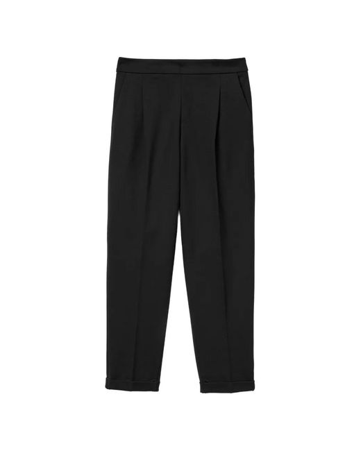 Benetton Black Cuffed Trousers
