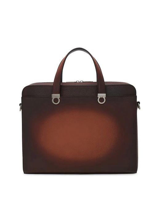 Portadocumenti Gancini di Ferragamo in Brown da Uomo
