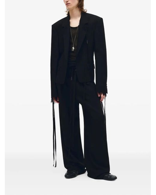 Ann Demeulemeester Black Finn Trousers for men