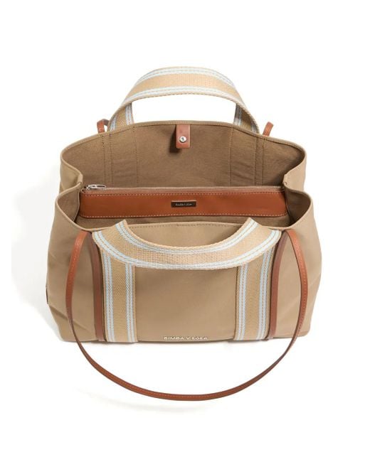 Bolso shopper Chihuahua grande Bimba Y Lola de color Natural