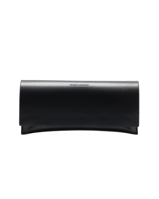 Saint Laurent Natural Bold Geo Oval-Frame Sunglasses