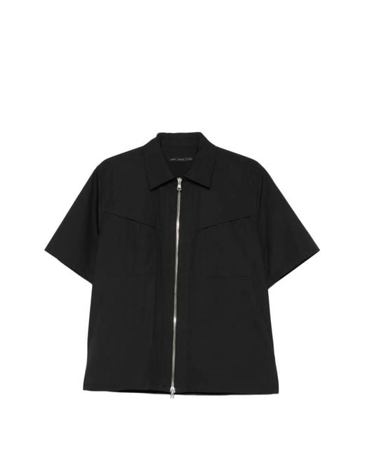 Low Brand Black Zip Pocket Shirt for men