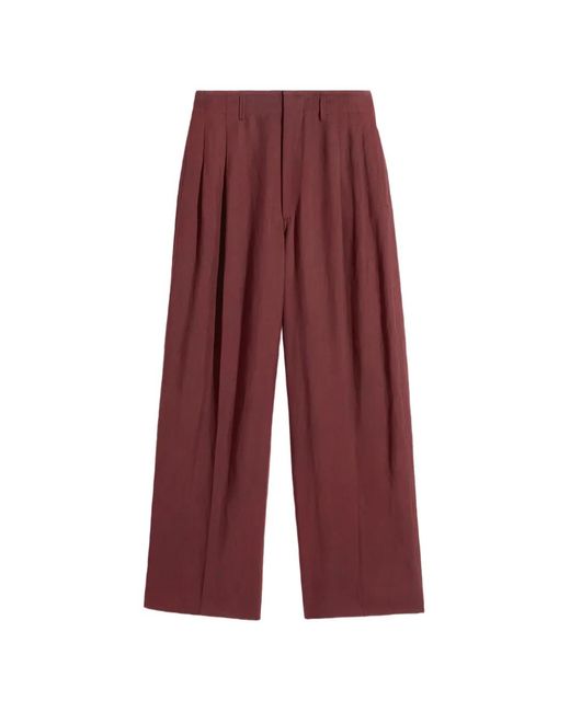 Lemaire Pleated Tailored Trousers for men