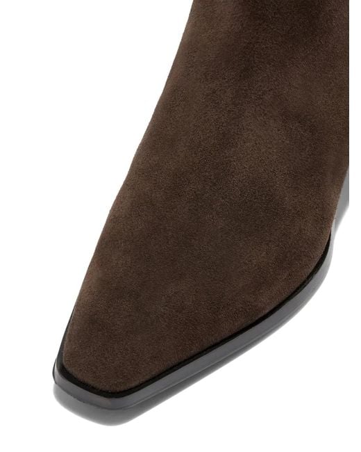 Bottes En Daim Aeyde en coloris Brown