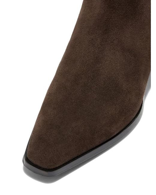 Bottes En Daim Aeyde en coloris Brown
