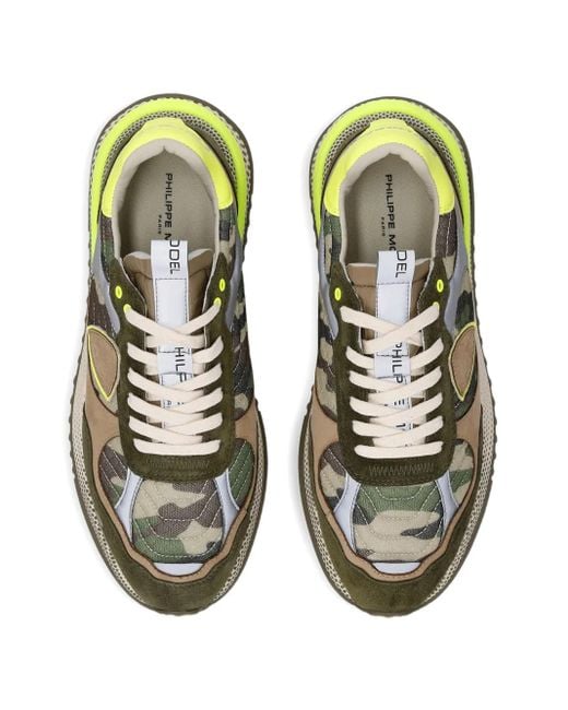 Philippe Model Green Olympique Sneakers for men