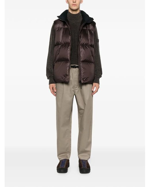 Goldwin Brown Veston À Fermeture Zippée for men