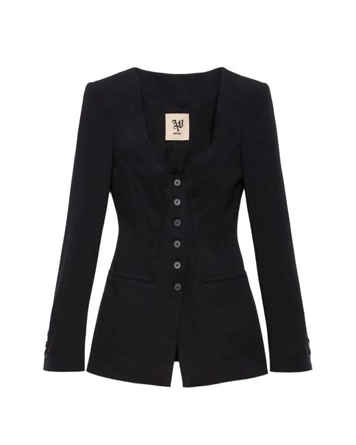 Aniye By Black Bustier Button-Fastening Jacket