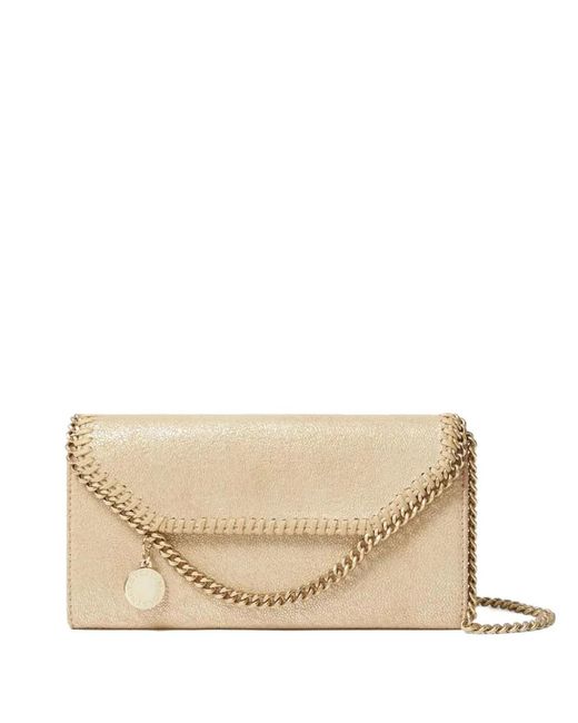 Stella McCartney Natural Golden Falabella Crossbody Bag
