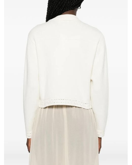 Kujten White Xenia Cardigan